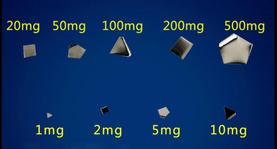 1mg-500 mg M1 iz Nerjavečega jekla Miligrama Kalibracijo Teža Set Za Električno obsega Bilanco Test za 0,1~1g