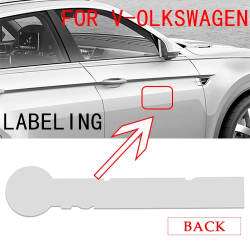 1ocs Zlitine Epoksi Rezilo Značko Emblem Fender Nalepke Za VW Volkswagen Passat B6 B7 Wolfsburg Tiguan Lavida Sagitar Magotan