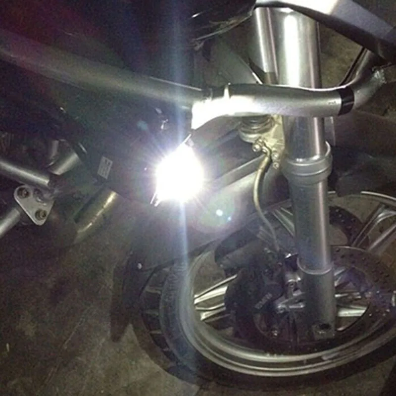 1pair 12v Motocikel žaromet U5 LED 125w pomožna Lučka 3000LM Pozornosti Vožnjo Lahkih Motornih Luči za Meglo Smerniki Offroad DRL