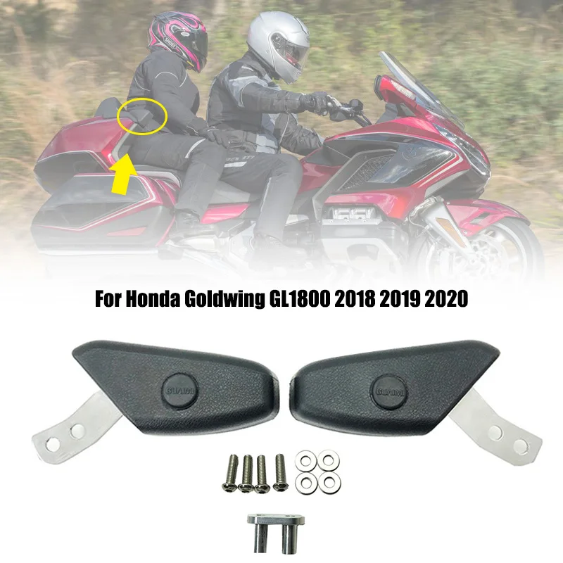 1Pair Black motorno kolo, Zadaj Osebnih nasloni za roke paše Za HONDA Gold Wing 1800 GL1800 Goldwing F6C 2018 2019 2020 Modeli