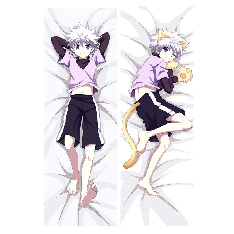 1Pc Anime Hunter X Hunter Telo Vzglavnik Killua Zoldyck Kritje Doma Dekoracijo Natisnjeni Dolgo Pillowcases