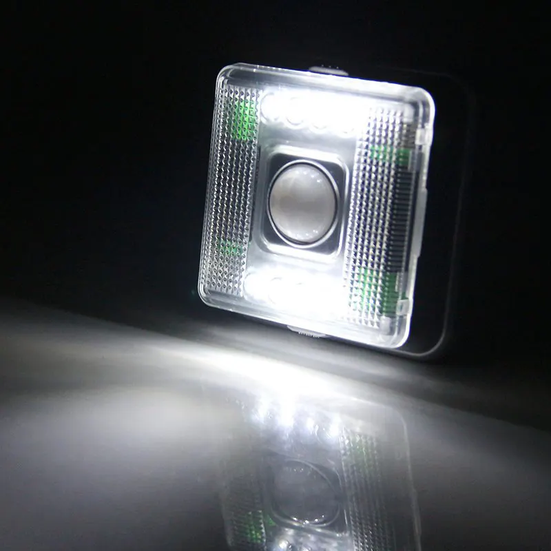 1pc Kvadratnih LED Noč Svetlobni Senzor Gibanja Detektor 8 Led Baterije Svetilke