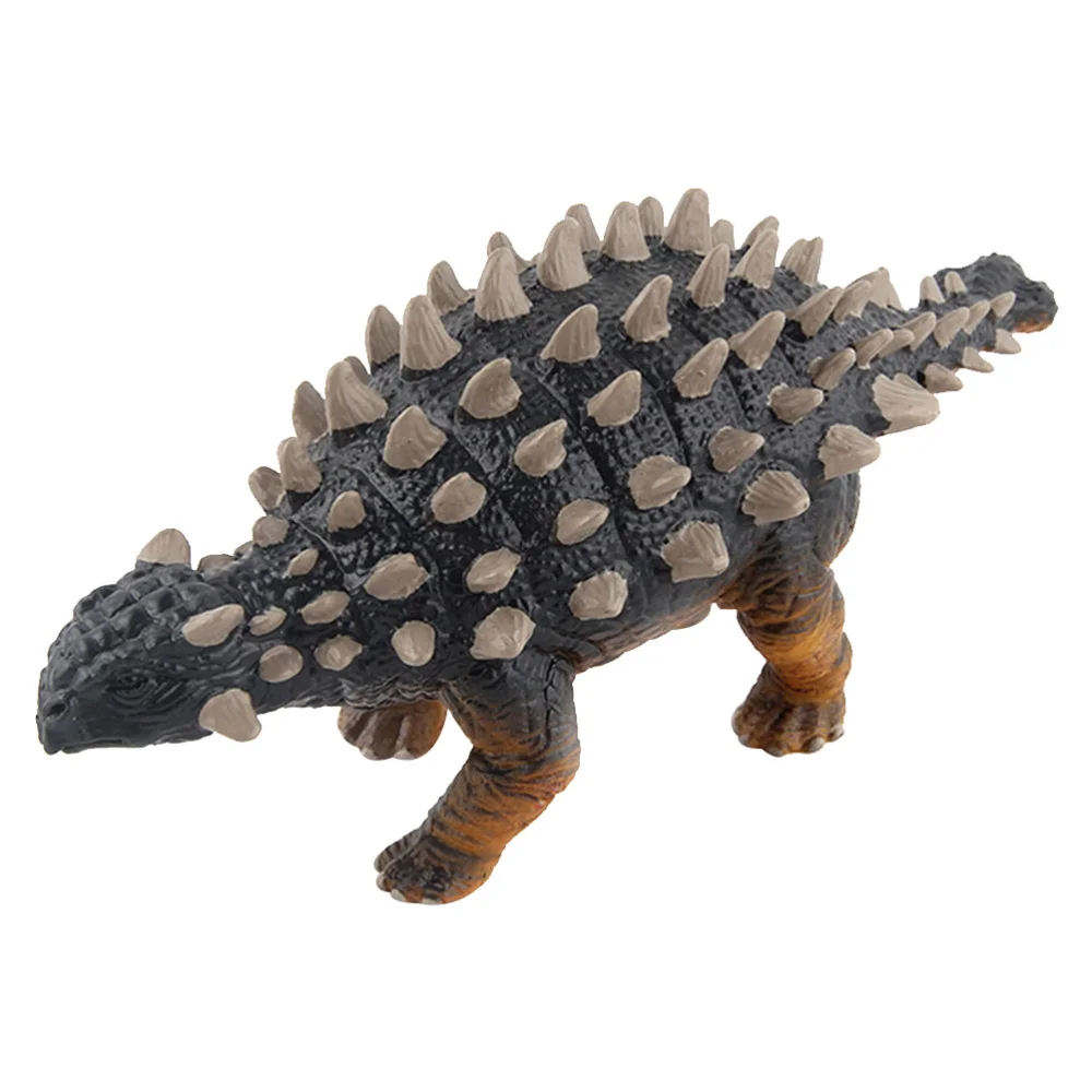 1pc Simulacije Dinozaver Model Jurassic Obdobju Ankylosaurus Kip Igrače, Plastične Obrti (Rumena)