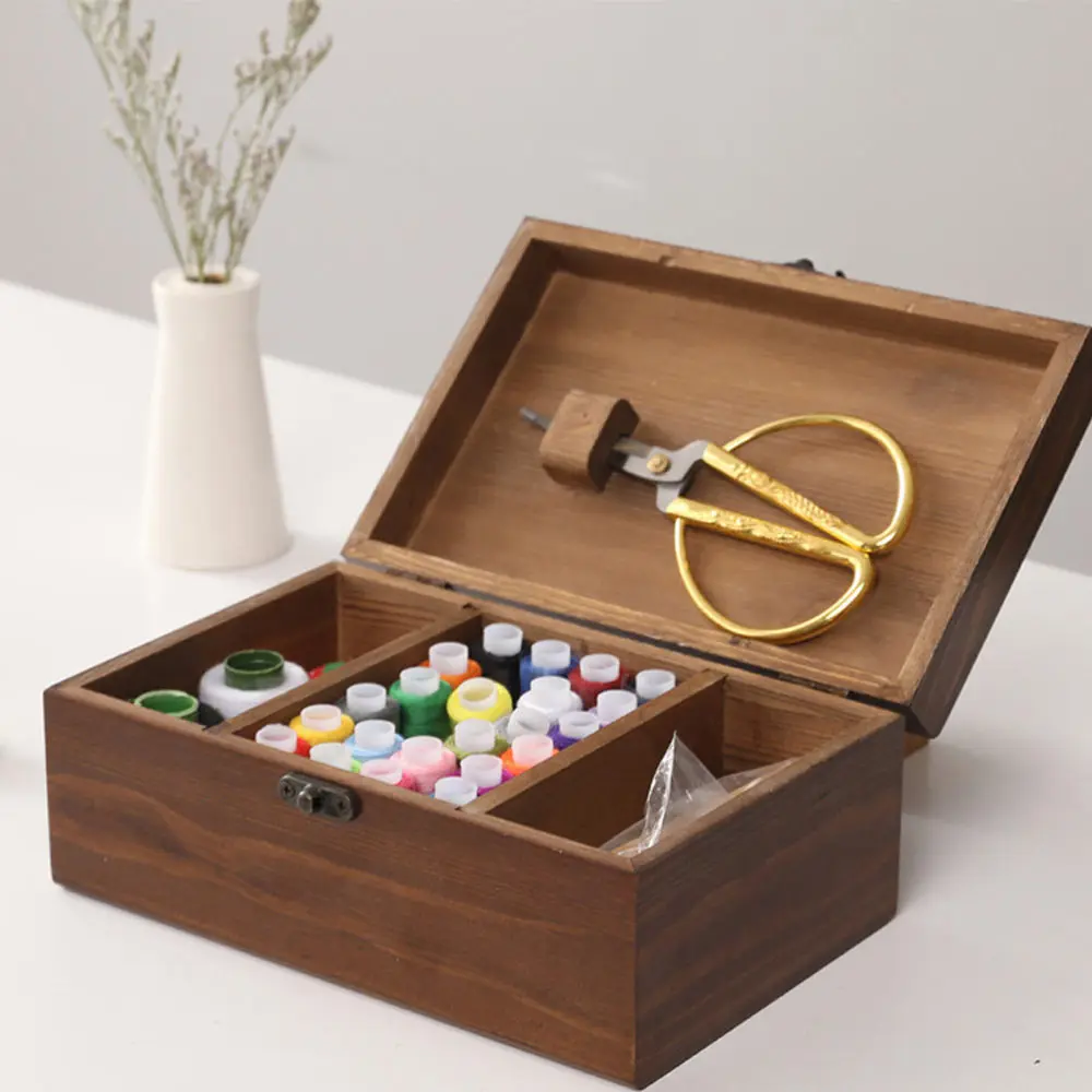 1pc Trajne Preprosta Škatla za Shranjevanje Šivanje Polje Needlework Polje za Shranjevanje Posode manjše izdelke Polje
