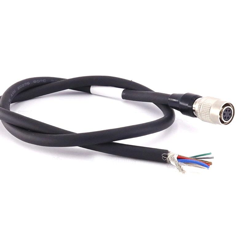 1pc visoko flex hirose 6 pin basler GIGE AVT SFCC-6S hr10a-7p-6s normalno kabel, ženski hirose 6pin priključek tipala CCD Objektiv Kamere kabel
