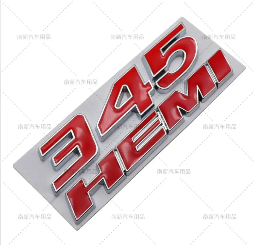 1pcs 3D Kovinski 345 HEMI emblem avto, tovornjak nalepke nalepke Značko avto styling za Dodge RAM 1500 2500 CHALLERGER Potovanje kalibra