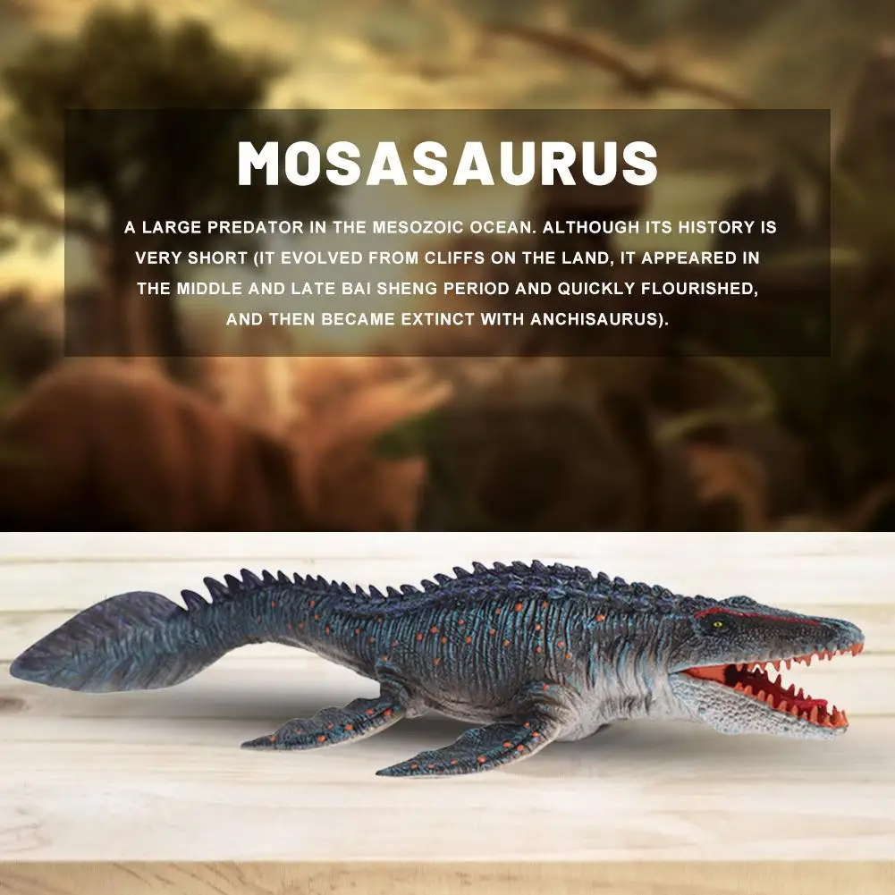 1PCS Dinozaver Realne Številke Veren Mosasaurus Dinozaver Model Igrače Za Zbiralec Dekoracijo Stranka Korist Otrok Igrača Darilo