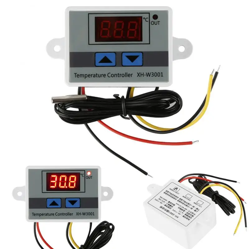 1pcs IS-W3001 220V Digitalni LED Temperaturni Regulator 10A Termostat za Nadzor Stikalo Sonda Doma Smart Temperature Nadzorni Sistem
