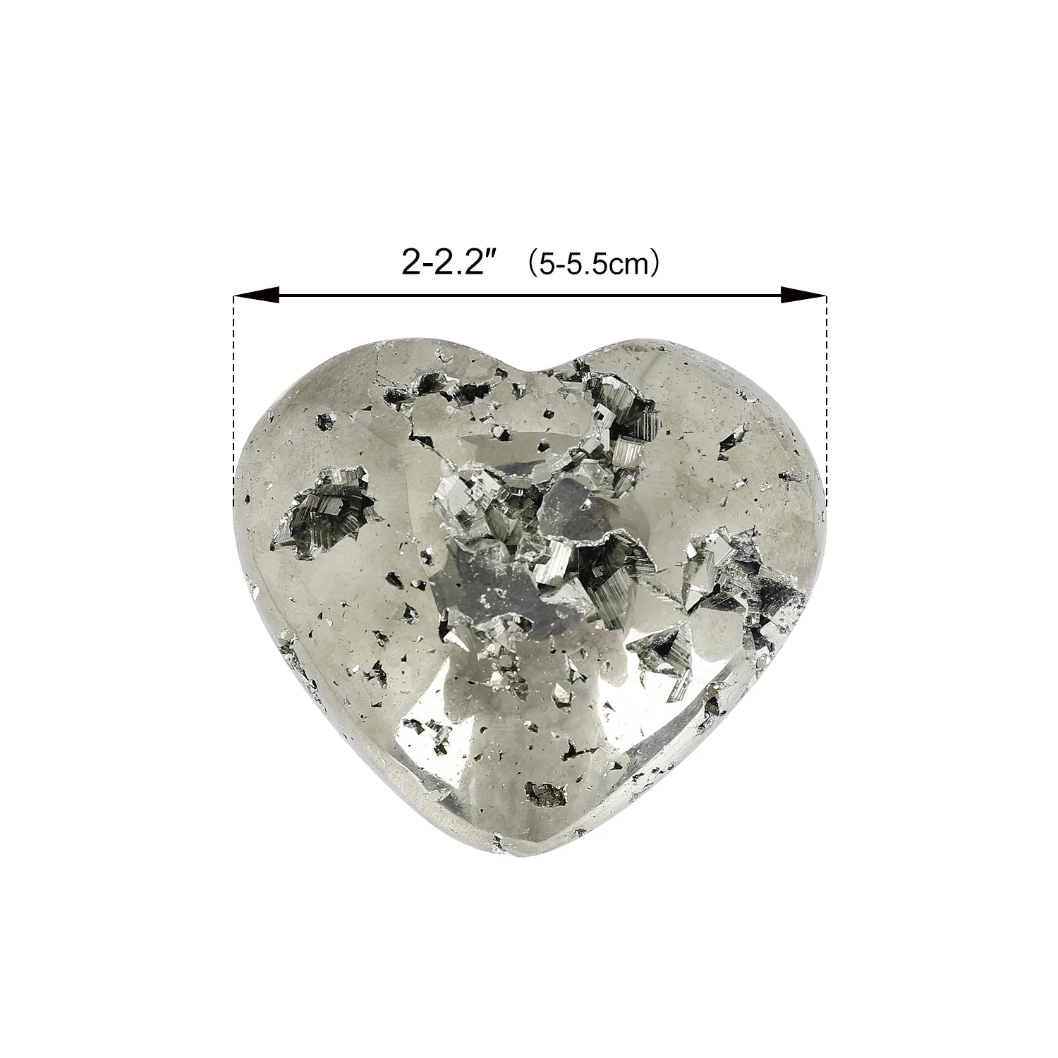 1pcs Naravnih Pyrite Srce Oblika Mineralnih Surovin Kamni Energije Kristalov Vzorcu Dekoracijo