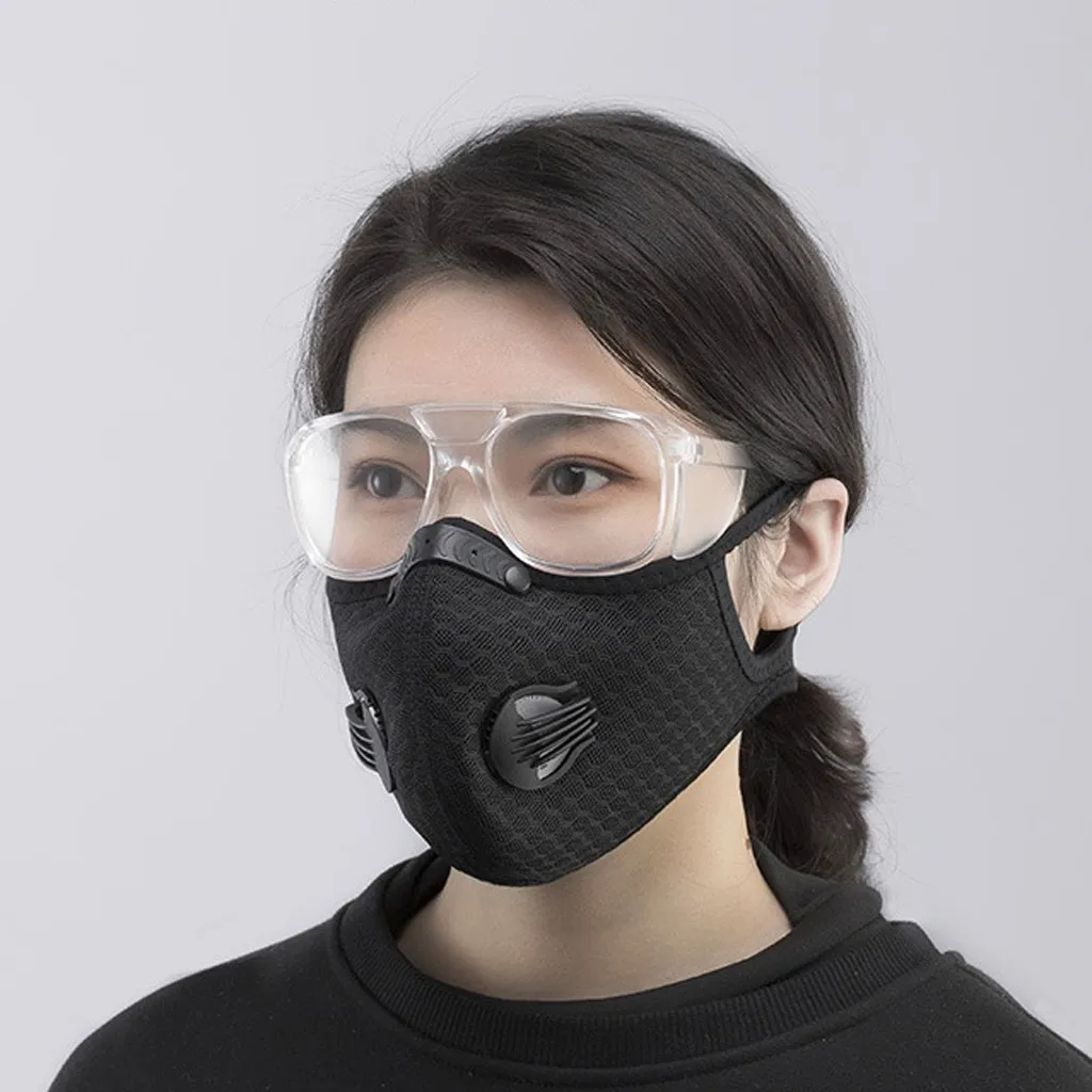 1Pcs Obraz, Usta Masko Anti-Okužbe Virus Črno oglje, Filter Mouthmask Za Unisex Anti-prah Usta maske za obraz Stroj