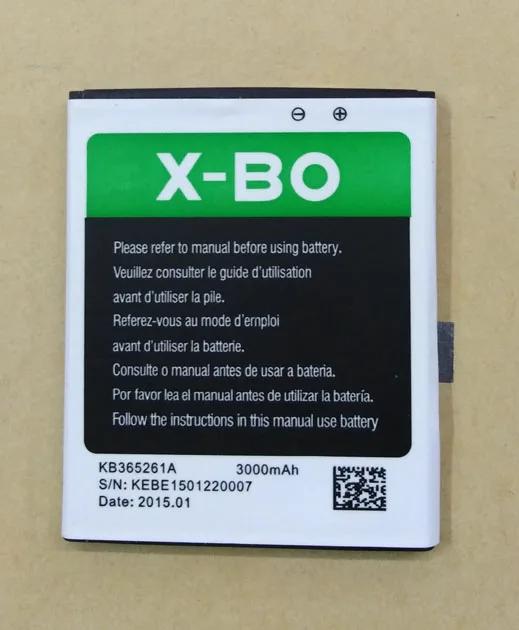 1pcs visoko kakovost KB365462A 2200/3000mAh baterija Za X-GL XBO V3+ Mobilni Telefon Zamenjava Baterije +Kodo za Sledenje