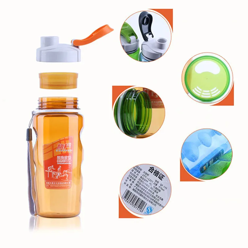 1pcs Vroče Prodati 470 ml Plastične Šport Steklenico Vode Prostora Kolo/na Prostem/Kampiranje Beljakovine v Prahu Shaker Steklenico