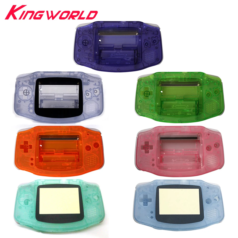 1set kakovostne Plastike Lupini Primeru Ohišje Zaslona Lupini Za Gameboy Advance Za G-BA Svetlobna primeru Zajema