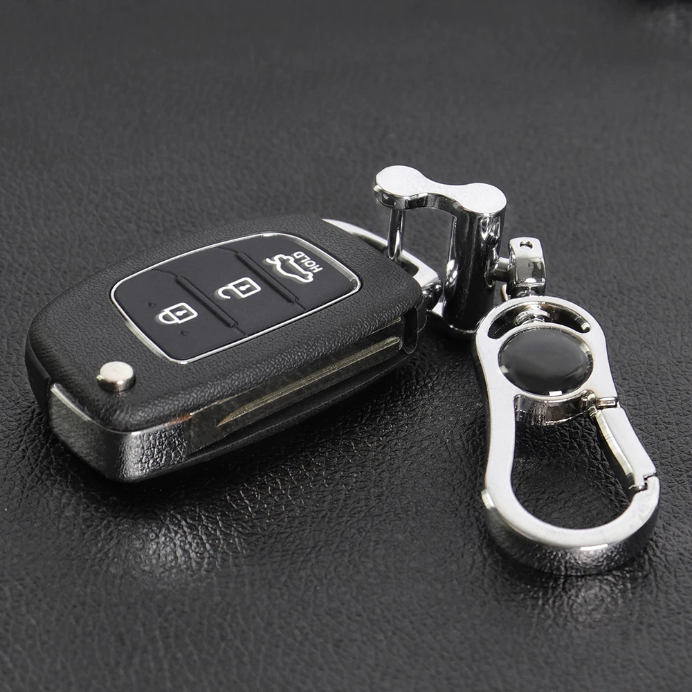1X Avto Styling Key Ring Keychain Pribor Za Ford Focus 2 3 1 MK3 Fiesta Tranzit Mondeo 4 3 Fusion Kuga Ranger Mustang S-max
