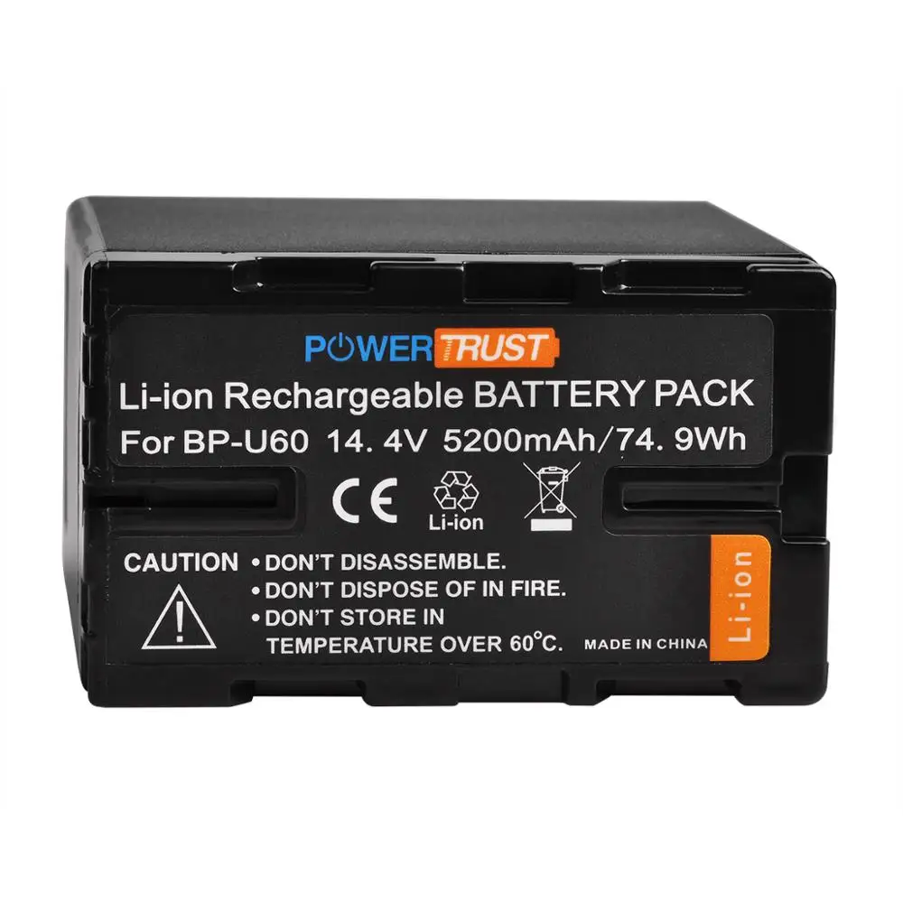 1x BP-U60 Baterija za Sony BP-U30 BP-U65 BP-U90 PMW-100 PMW-150 PMW-160 PMW-200 PMW-300 PMW-EX1 PMWEX1R PMW-EX3