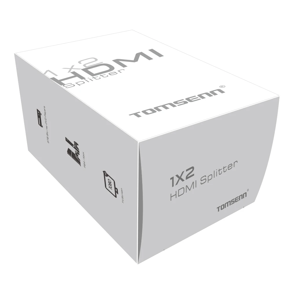 1x2 1 Vrata HDMI Pogon Splitter Ver 1.3 Certificirani za Full HD 1080P & 3D Podporo (En Vhod Za Dve Izhodi)