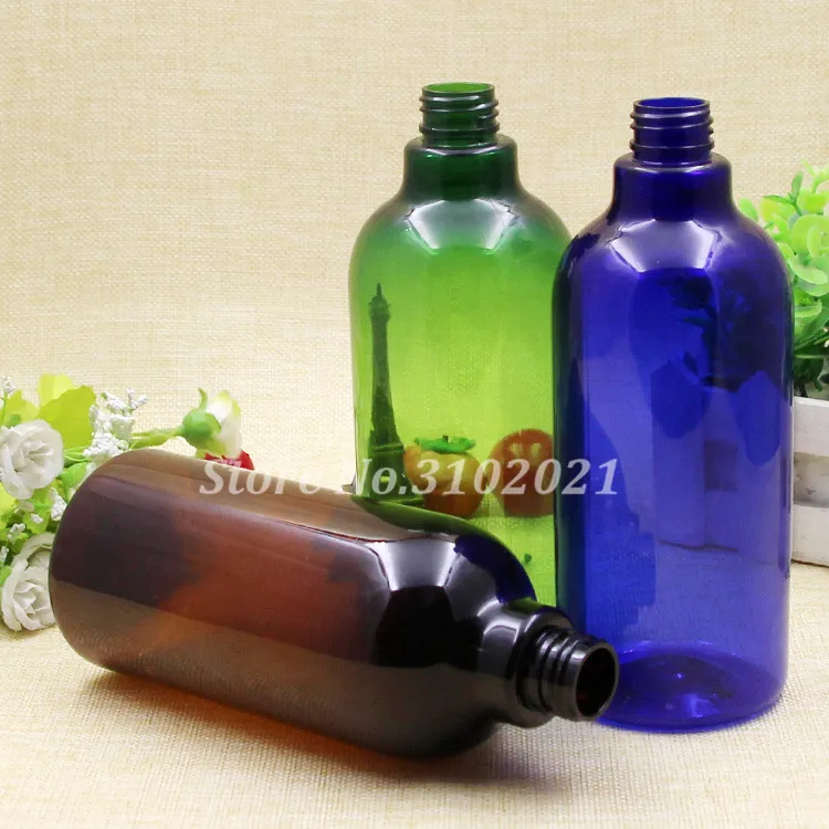 2/10pcs 500 ml Prazno Kozmetični Posode Clear Skin Vode Ličila Šampon Vžigalnike Paket Steklenice z zlato, srebro, aluminij pokrov