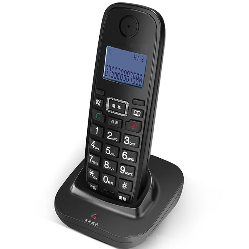 2.4 G Strip/Brezžični Telefon Sistem z 1 Slušalka - Odzivnik, 3-Stezni Konferenca, 300M Dolgo Območju, Brezžični Telefon