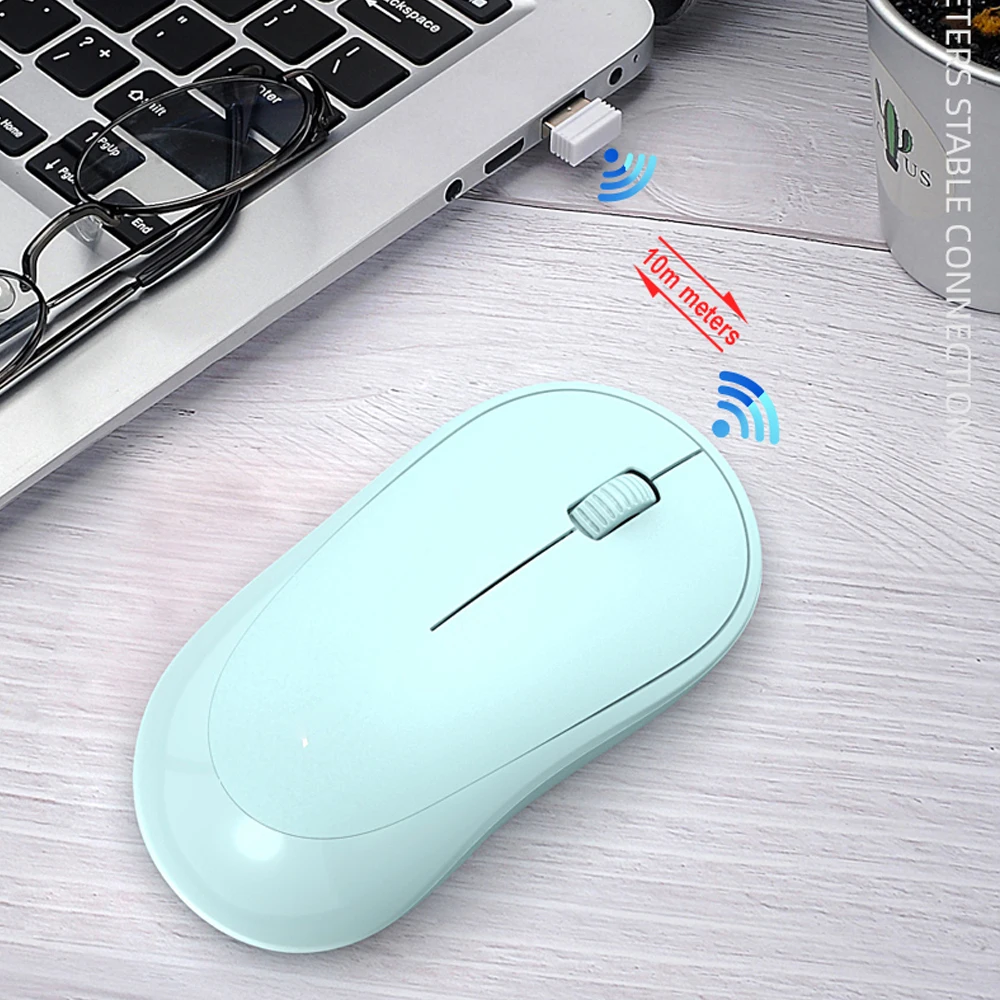 2.4 G Wireless Mouse USB Čarobno Tiho Gaming Miška Lenovo Xiaomi Laptop PC Gamer Računalniška Miška Ergonomske Mause Urad Miške