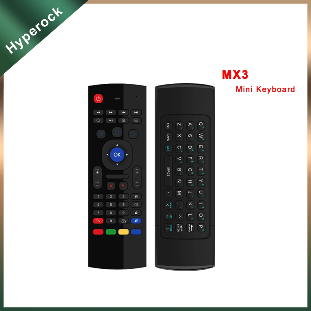 2.4 G z Brezžičnim Daljinskim MX3 Zraka Miško Multi Language Tipkovnice Krmilnika za Android TV Box/PC
