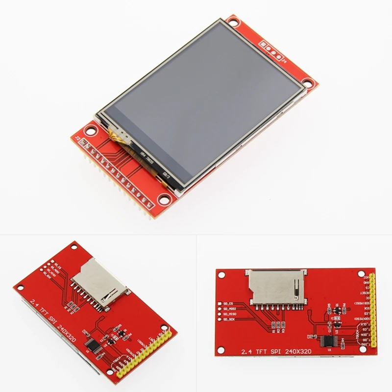 2.4 Palčni, 320 x 240 slikovnih pik SPI Serial TFT LCD Modul Prikaza Sn s Pritiskom Plošče Voznik IC ILI9341 za MCU