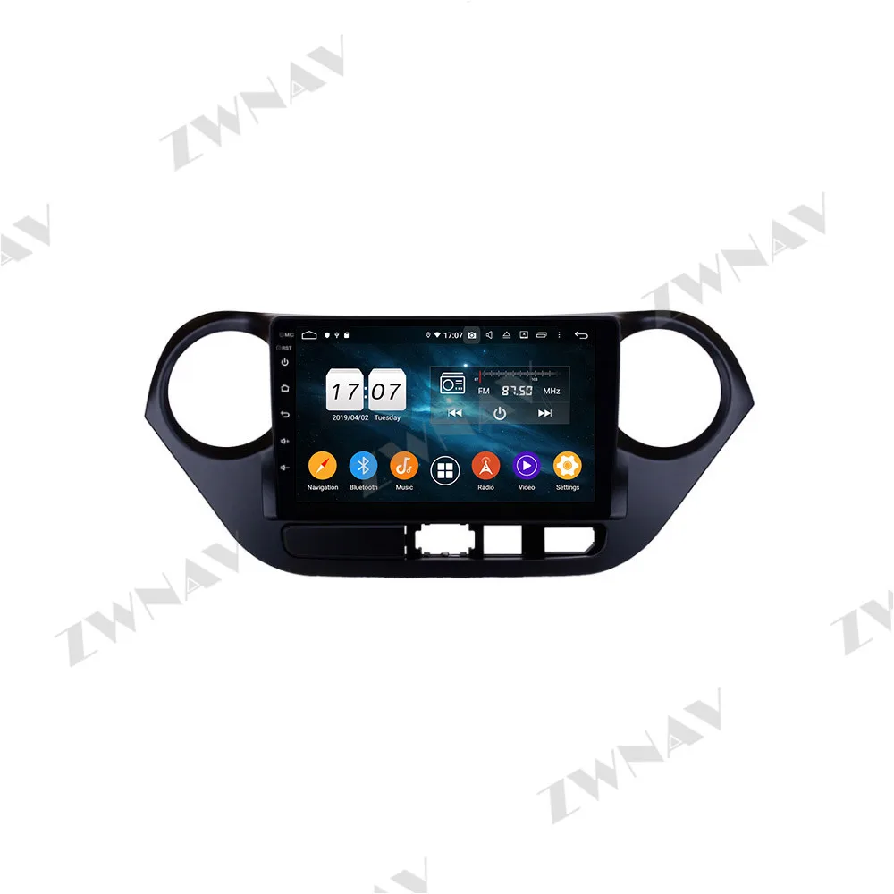 2 din Android 10.0 zaslon Avto Multimedijski predvajalnik Hyundai I10 2018-2019 LHD audio stereo radio GPS navi vodja enote auto stereo