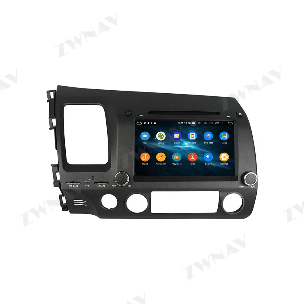 2 din Android 10.0 zaslon Avto Multimedijski predvajalnik Za Honda Civic 2006-2011 audio stereo radio, wifi, GPS navi vodja enote auto stereo