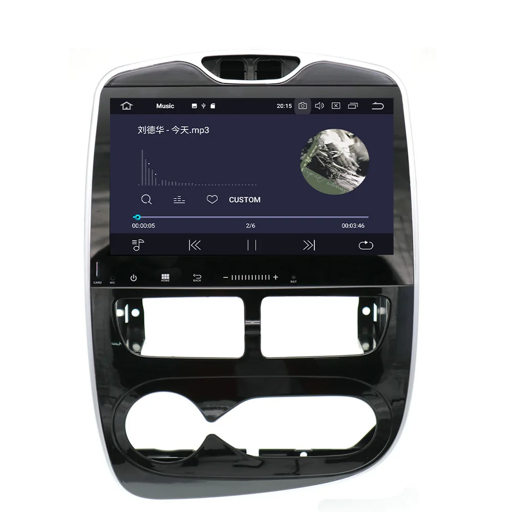 2 din stereo sprejemnik Avto radio glavne enote Audio Za Renault Clio Obdobje 2013-2018 Android10.0 avto navigator Multimedijski Predvajalnik Prost zemljevid