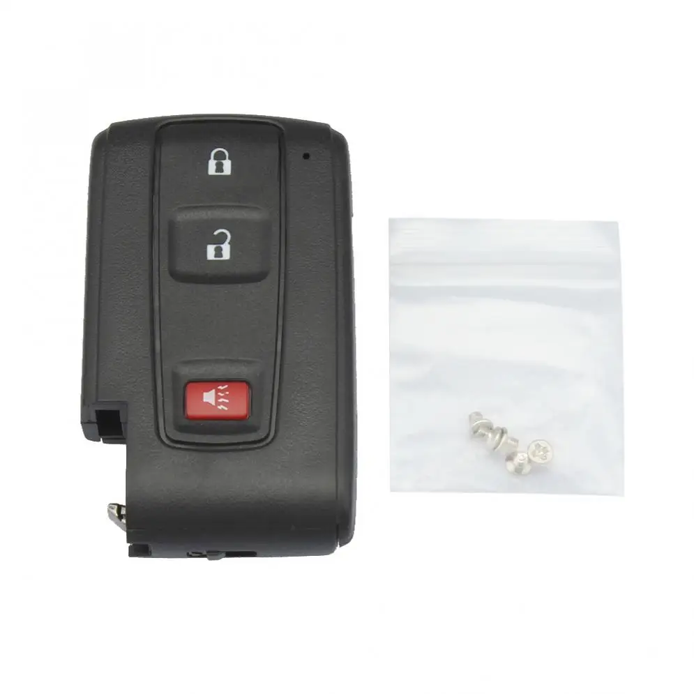 2 Gumbi+1 PP Avto Smart Remote Key Fob Zamenjava Black Ključ Primeru Avto Ključ Lupina, Primerna za Toyota Prius 2004-2009 Avto