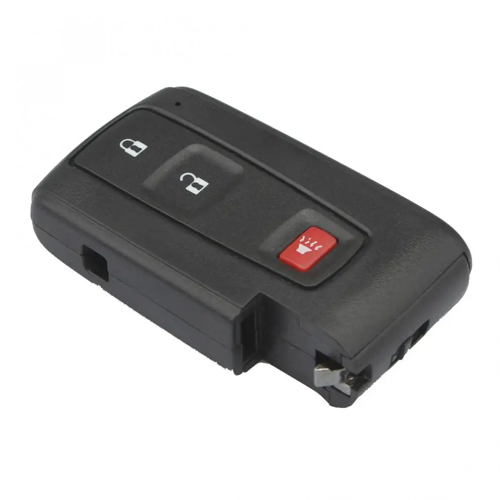 2 Gumbi+1 PP Avto Smart Remote Key Fob Zamenjava Black Ključ Primeru Avto Ključ Lupina, Primerna za Toyota Prius 2004-2009 Avto