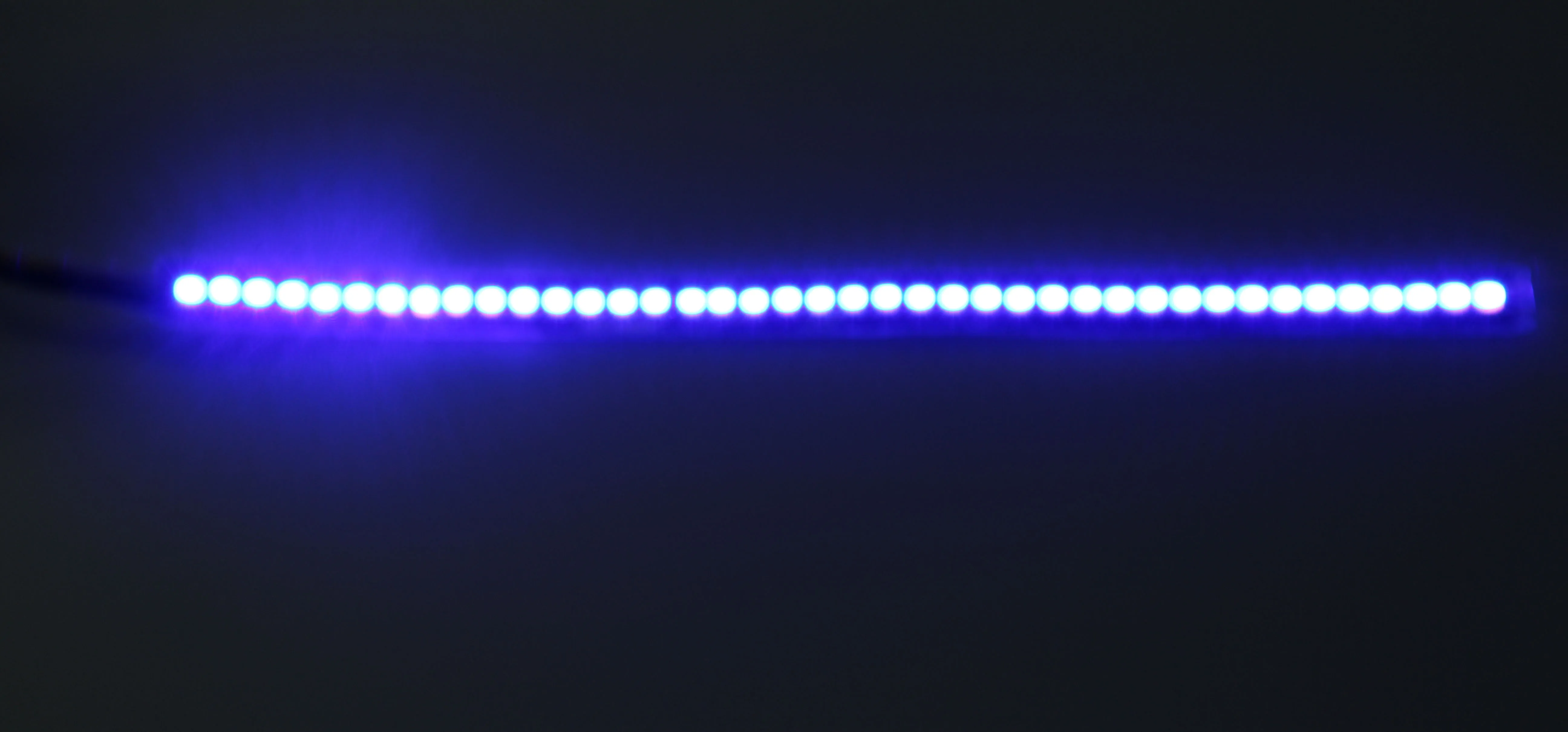 2 Kos Dinamično 23 cm Oranžna/Modra Dvojno Barvo (2 Barva) LED Avto Strani Vzvratno Ogledalo Trak Svetlobe Obrnite Kazalnik Signala DRL Trakovi