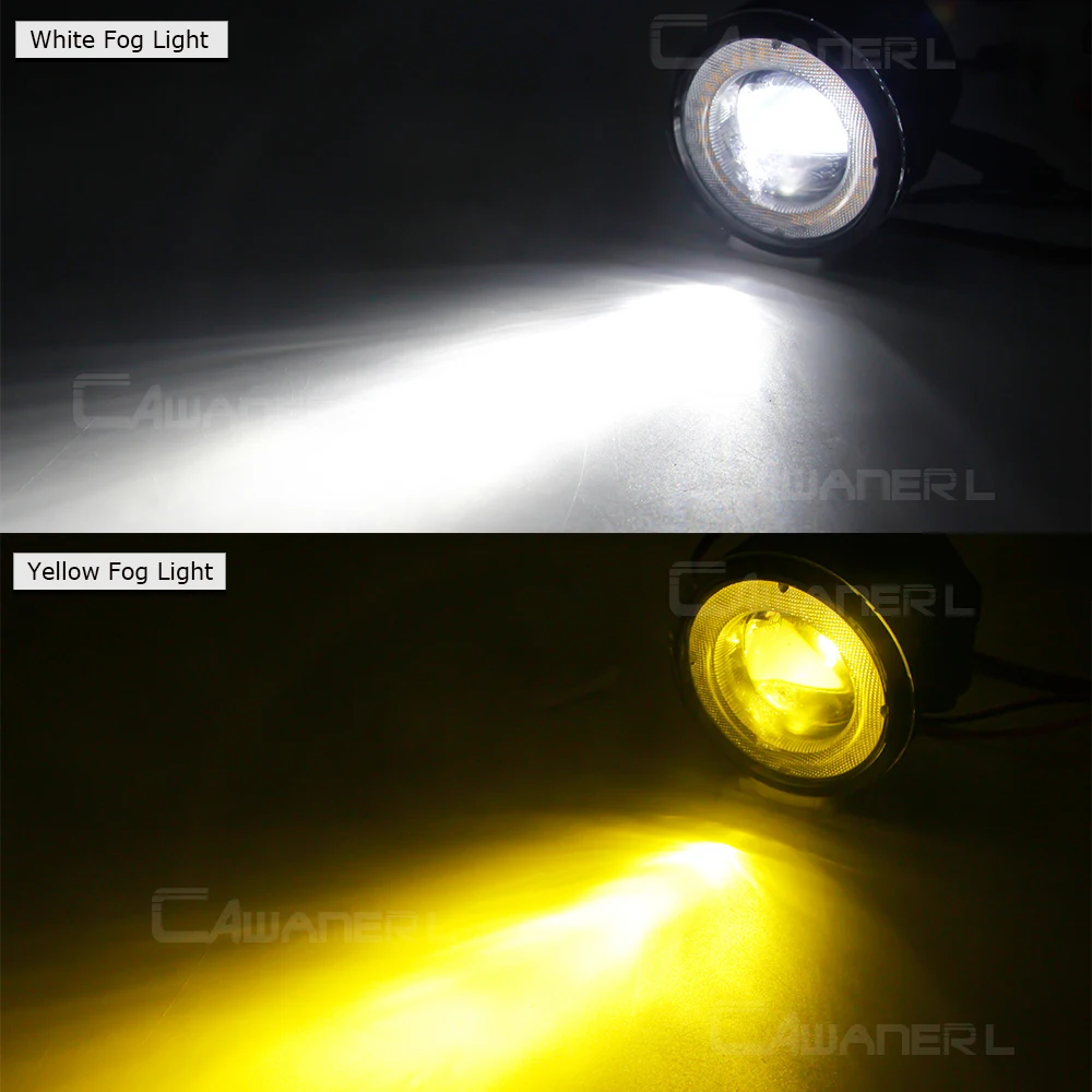 2 Kosa Avto LED Luči za Meglo Skupščine Angel Eye Dnevnih Luči DRL 30W 8000K 12V Za Renault Kadjar 2016 2017 2018