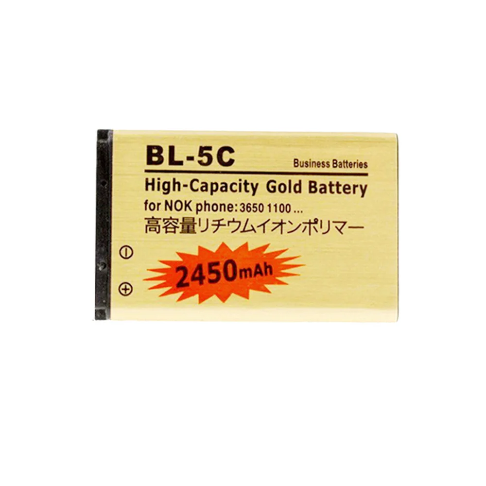 2 x BL-4C boste baterijo BL-5J BL-5C 2450mAh Baterija Za Nokia 6100 6125 6170 C2-01 N70 N72 2630 N75 5070 5140 Lumia 520 Li-ionska Baterija