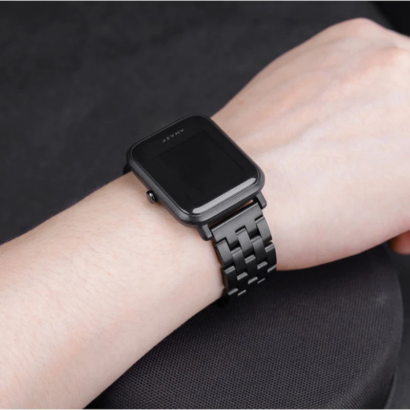 20 22 mm Kovinsko Nerjavno Jeklo Watch band Za Samsung Galaxy Watch Amazfit Tempo Stratos2 za Amazfit Bip WatchBand za Huawei GT