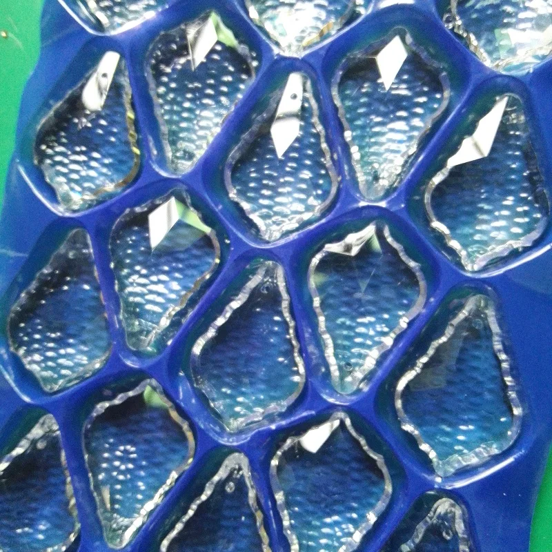 20 kos/veliko,38*25*11 mm jasno, Kristalno Steklo Poročno Dekoracijo Garland z Obeskom Maple Leaf kristalni Obesek brezplačna dostava