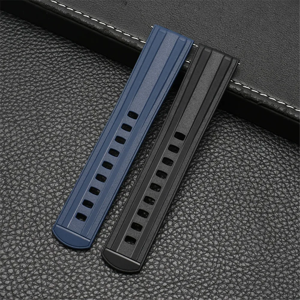 20 mm 22 mm Univerzalni Silikonski Trak Trak Moški Ženske Šport Potapljanje Gume Watchband Zapestnica za Seiko Huawei Samsung Smart Watch