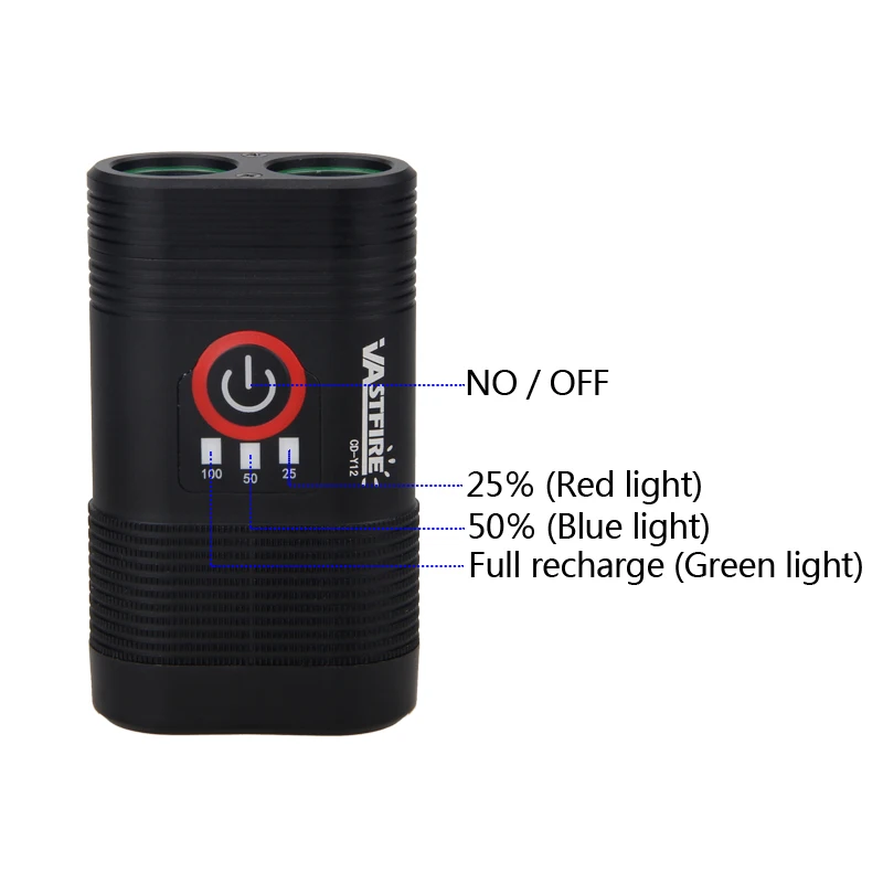 2000 Lums Kolo Svetlobe T6 USB Polnilne 1800mAh Kolo Lahka, vodoodporna LED Smerniki Vklop Banka Kolesarske Opreme