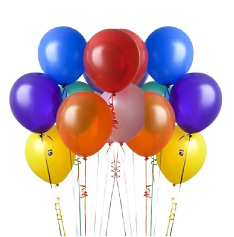 200pcs Multicolor 10palčni Pearl Latex Balonov, Poročni Dekoracijo otroci happy birthday trebušaste 1.2 g Globos Dogodek & Party Supplies