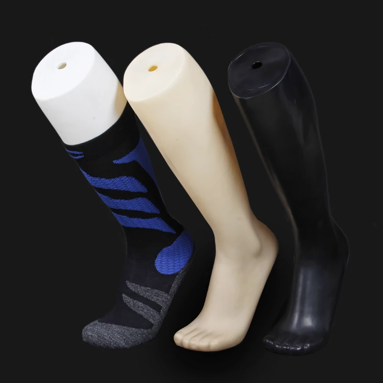 2016 vroče prodaje Nogavic Manekenka Stopala Kalup za Prikaz Čevlji za nogomet Nogavice Noge Model Plastičnih Manekenka Stopala Zaslonu Za dolge Nogavice
