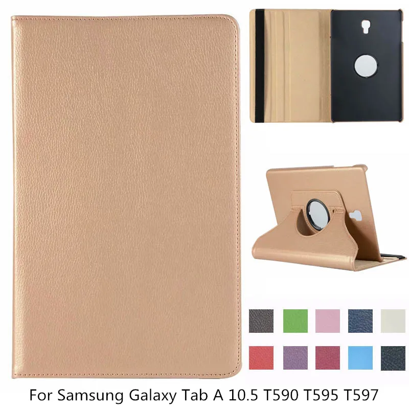 2018 nove 360 Rotacijski Smart Ohišje Za Samsung Galaxy Tab 10,5 T590 T595 T597 Projekcijska Stojala Usnja Kritje SM-T590 SM-T595 T597 +pen