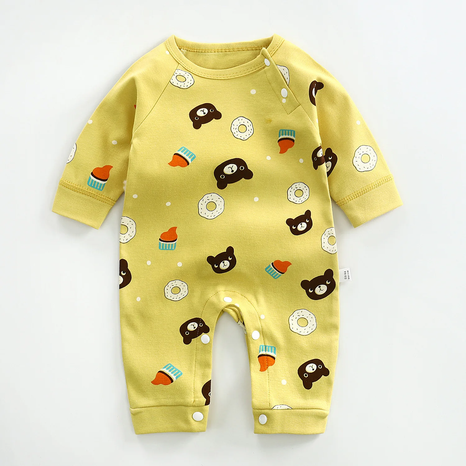 2019 Baby romper Bombaž Newborn Baby Oblačila risanka Otroške igralne obleke oblačila za malčke