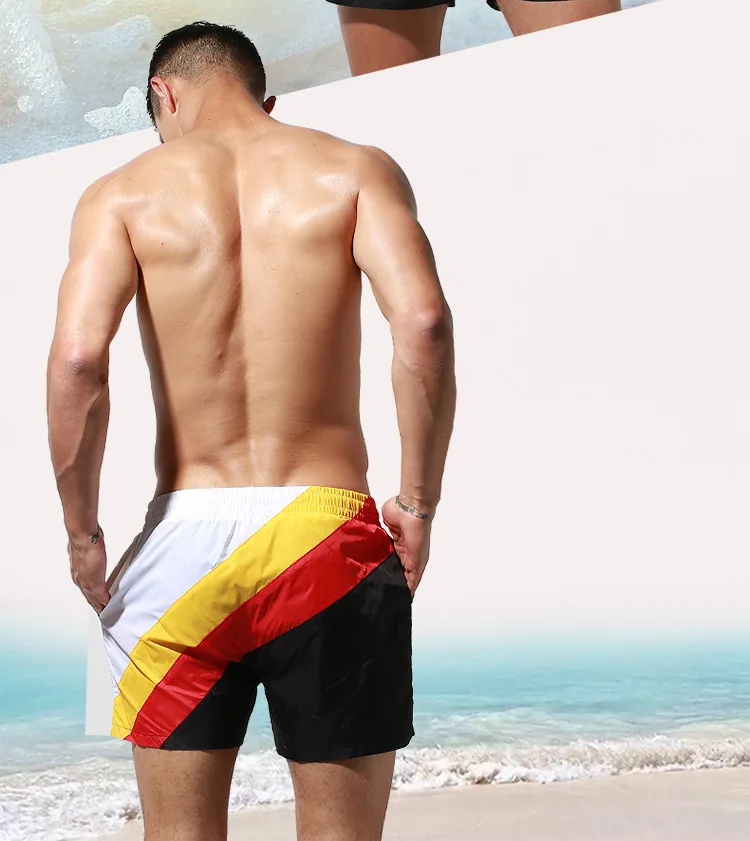 2019 Desmiit Novo barvno ujemanje Moške kopalke odbor hlače quick dry deskanje šport bain de kopalke linijskih plaža hlače