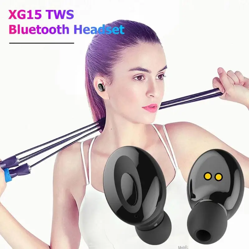 2019 Mini Tws Brezžične Slušalke Brezžične Stereo Bluetooth Slušalke 5.0 Z Mikrofonom in Polnjenje Polje Za iPhone Vsi Pametni gaming slušalke Mini Slušalka