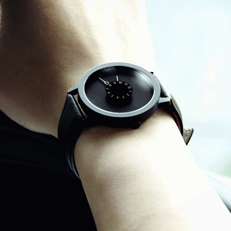 2019 moške, darilo Enmex brief kreativne črno masko edinstveno zasnovo za mlade modne edinstven design ura quartz ure