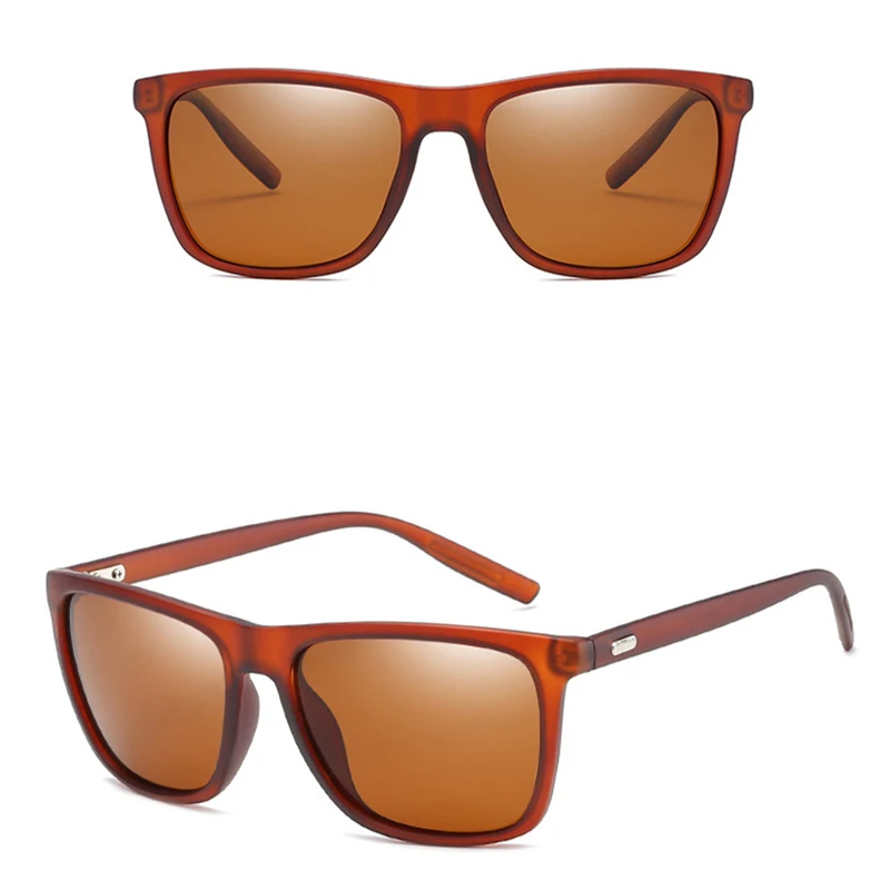 2019 nov kvadratni okvir polarizirana moška sončna očala UV400 prevlečeni anti-sevanje blagovno znamko dame sončna očala športne vožnje sončna očala