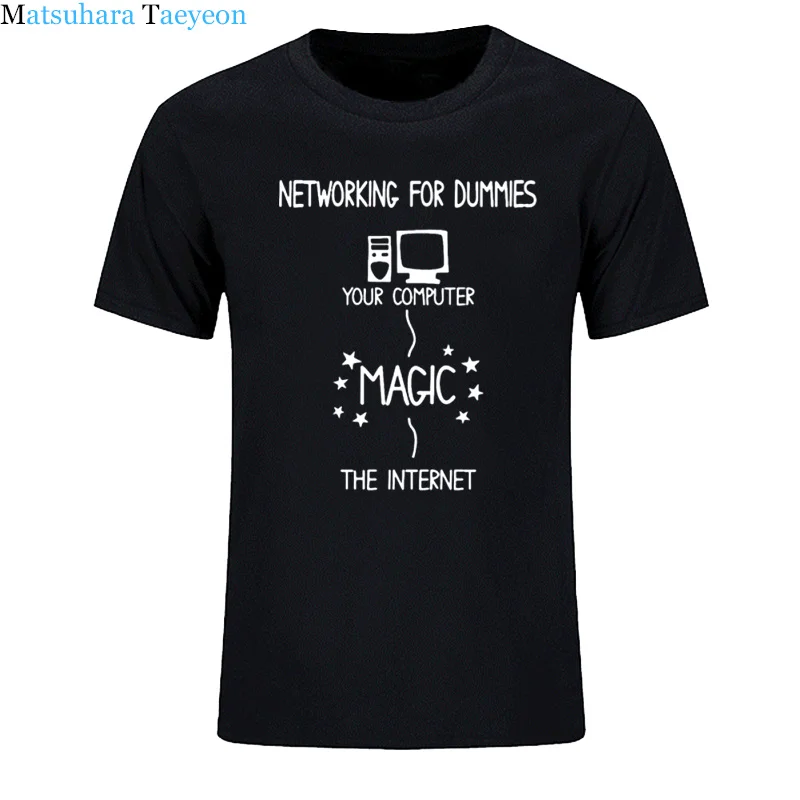 2019 nove majice Poletje Mreženje Za Lutke t shirt Smešno Geek Nerd Je Računalnik Darilo Programer smešno moška T-shirt priložnostne