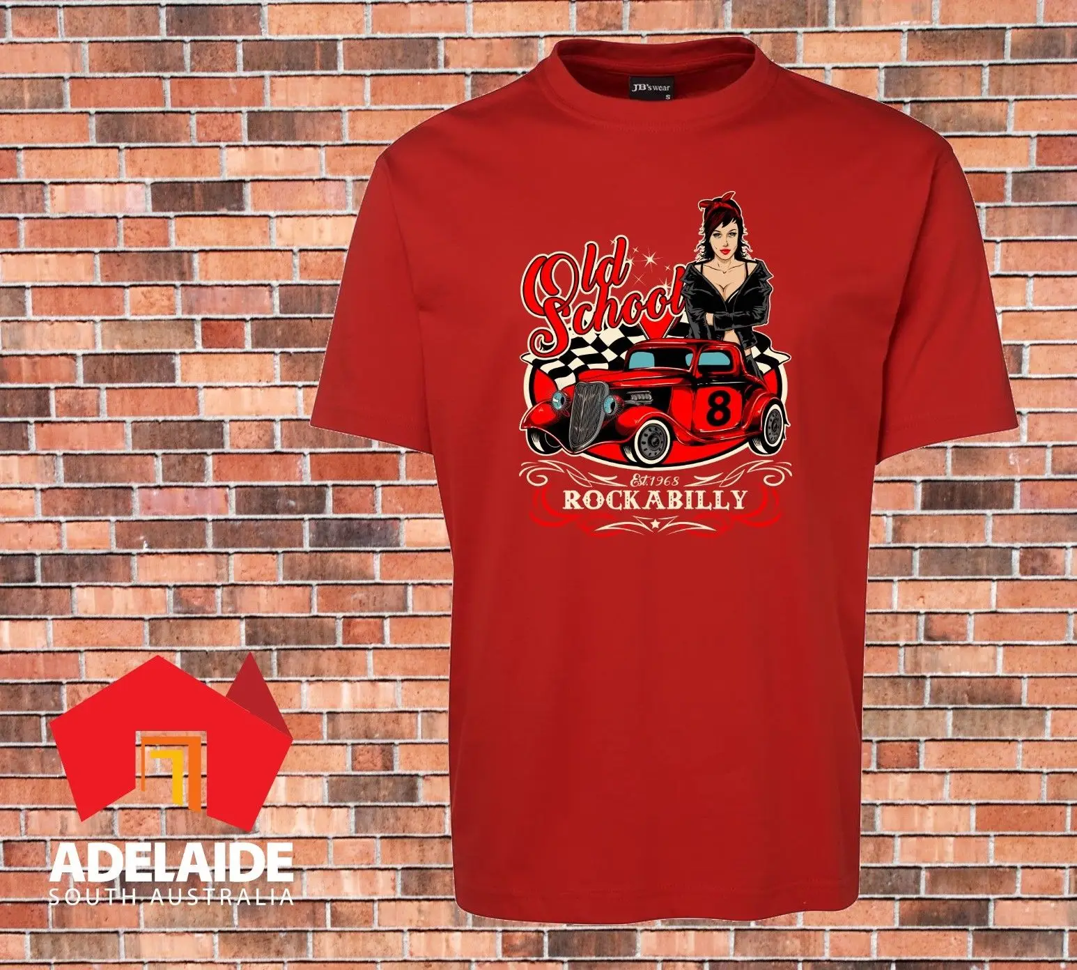 2019 Nove Priložnostne Kul Tee Smešno Majico T-shirt DTG Natisnjena s Old School Rockabilly Hot Rod 60-ih Majhna, da 7XL Vroče Prodajo T-shirt