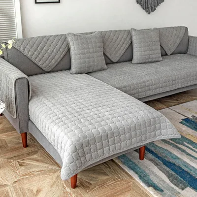 2019 nove zimske zadebelitev velvet kavč, blazine sodobno minimalistično dnevna soba barva plišastih kavč kritje brisačo pokrov
