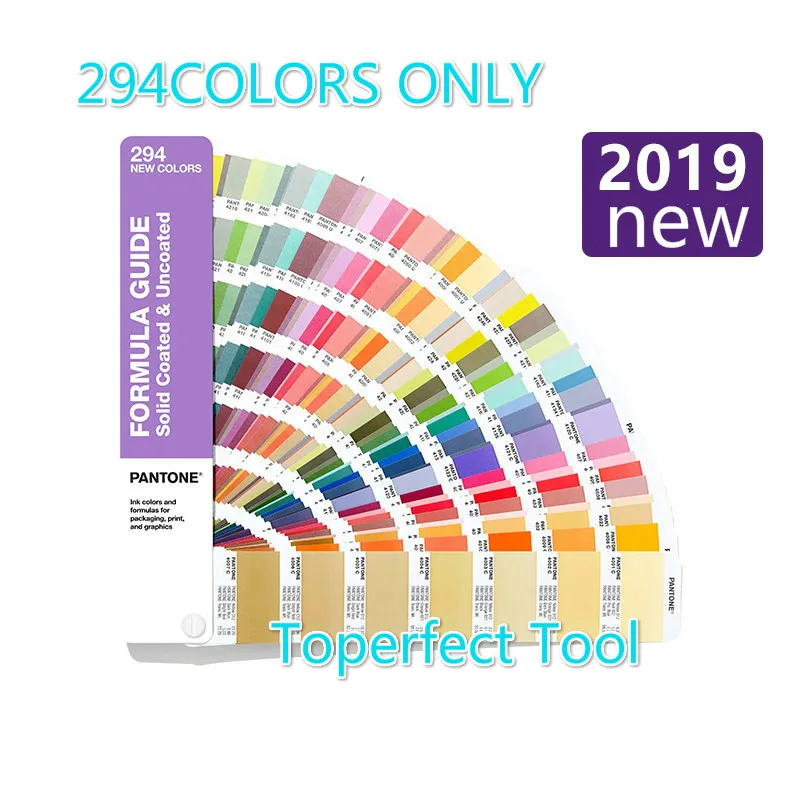2019 Novo Kartico Barv PANTONE Mednarodni Standard Dodano 294 Barve C Kartice U Sim GP1601A-SUPL