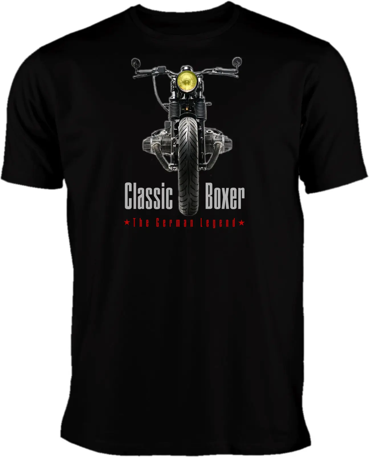 2019 Novo Poletje Moda Kul Tee Shirt Nemčiji Motorna kolesa Boksar T-Shirt nemška Legenda Classic-Biker T-Shirt Priložnostne T-shirt